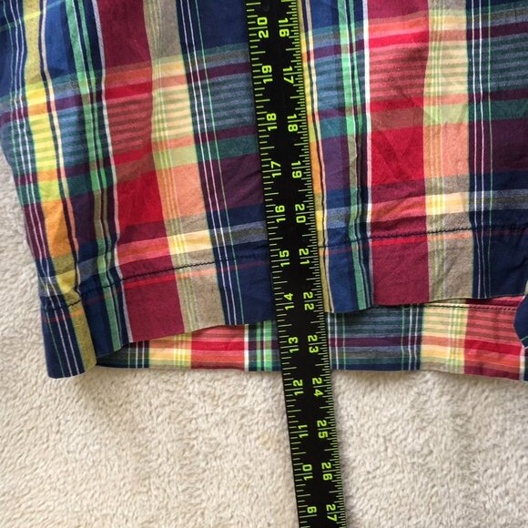 Polo Ralph Lauren Mens Prospect Shorts Size 52 Big Plaid Casual Retro - Picture 4 of 11